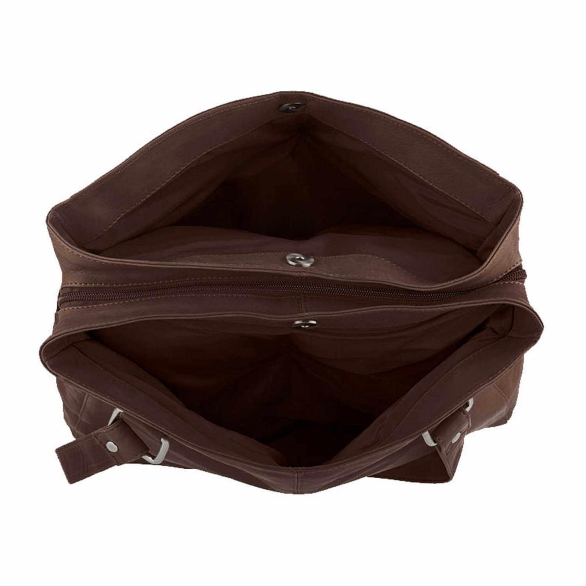 ALPENLEDER | Damenhandtasche PERU (schokobraun) 4799-s