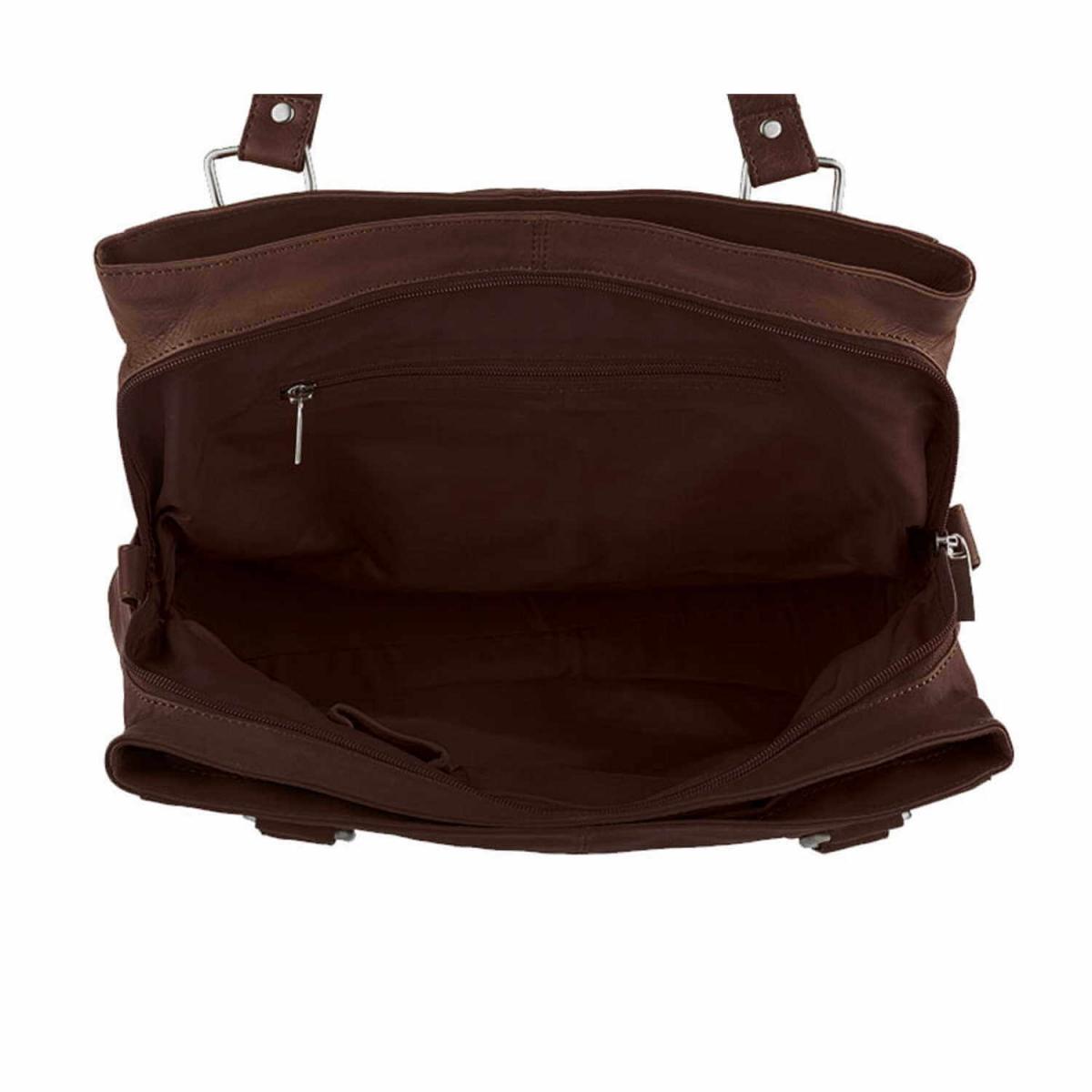 ALPENLEDER | Damenhandtasche PERU (schokobraun) 4799-s