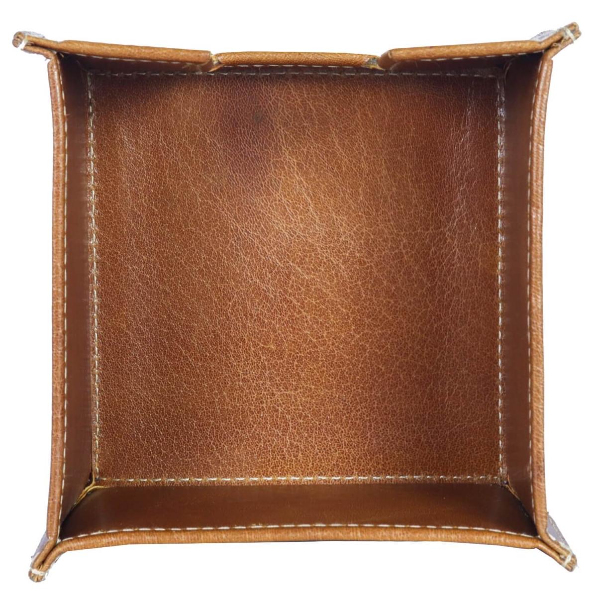 ALPENLEDER | Notizzettelspender PACKERL (cognac) CG6076-c