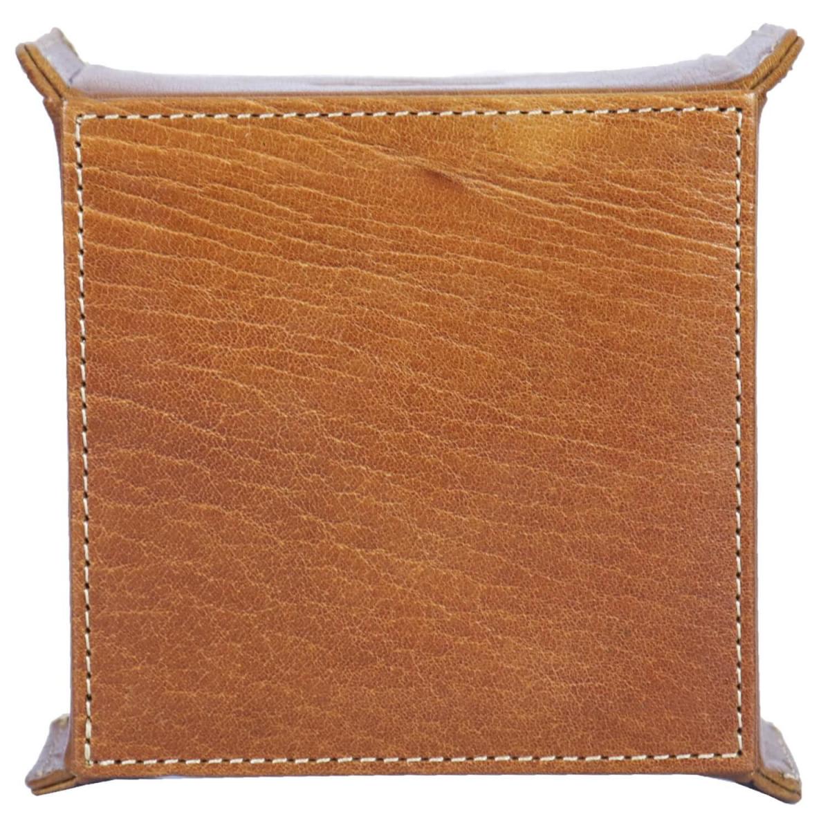 ALPENLEDER | Notizzettelspender PACKERL (cognac) CG6076-c