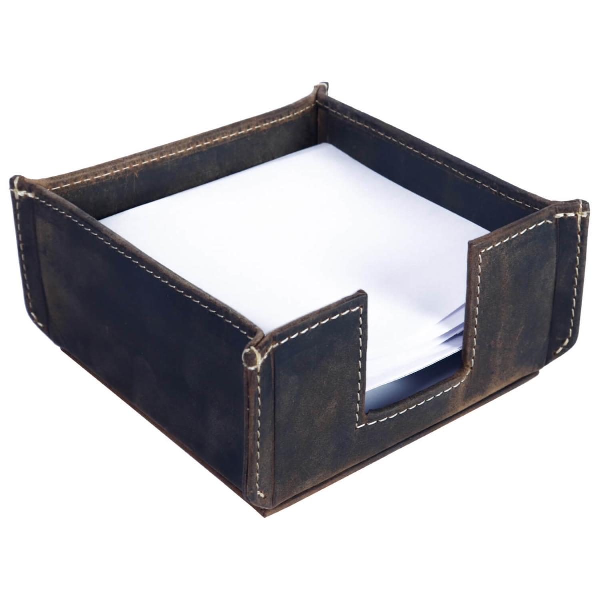 ALPENLEDER | Notizzettelspender PACKERL (old havanna) CG6076-oh