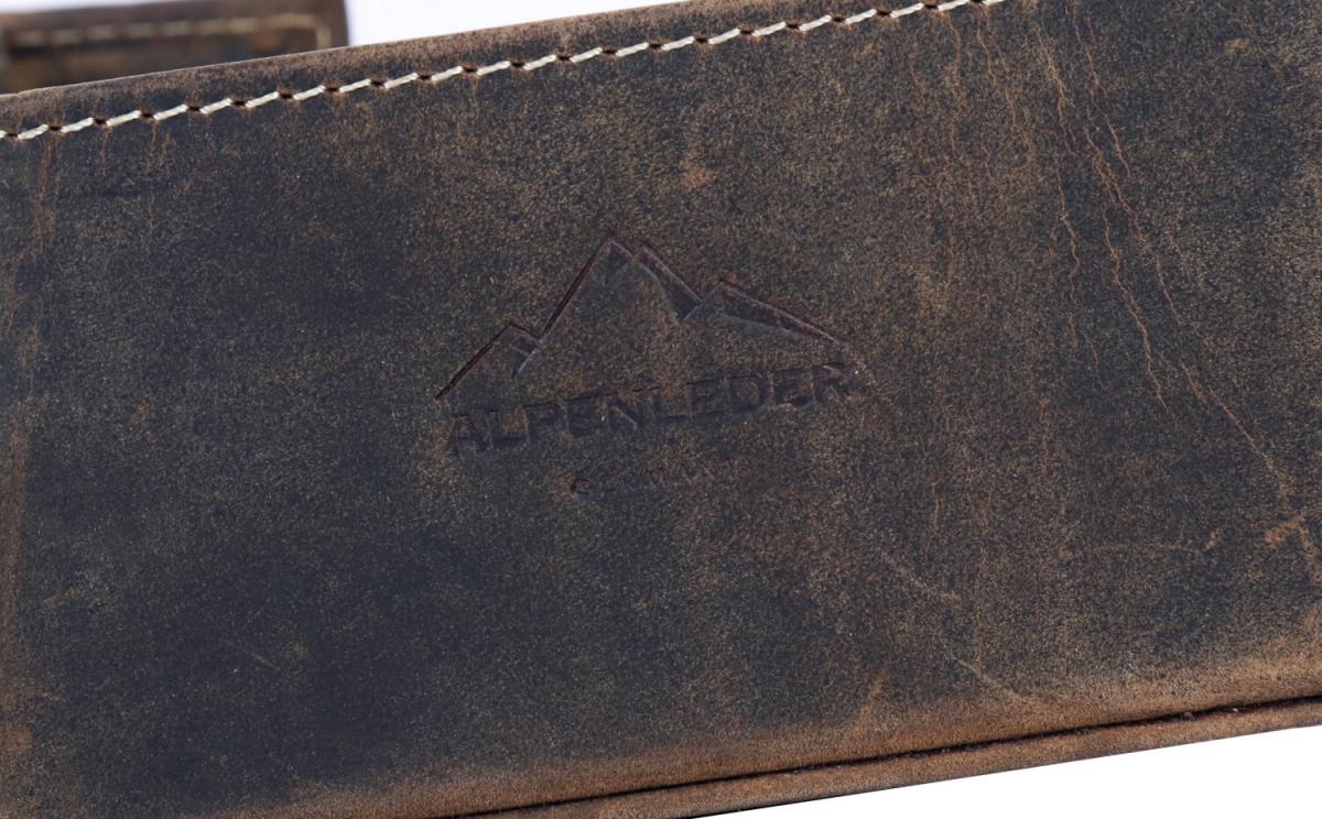 ALPENLEDER | Notizzettelspender PACKERL (old havanna) CG6076-oh
