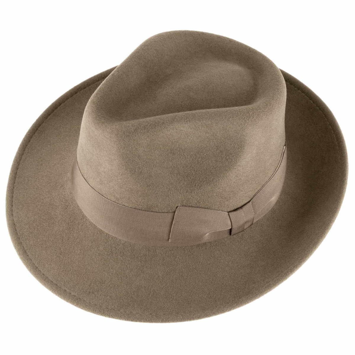 ALPENLEDER | Damen Herren Wollfilzhut Palermo (dark-khaki)