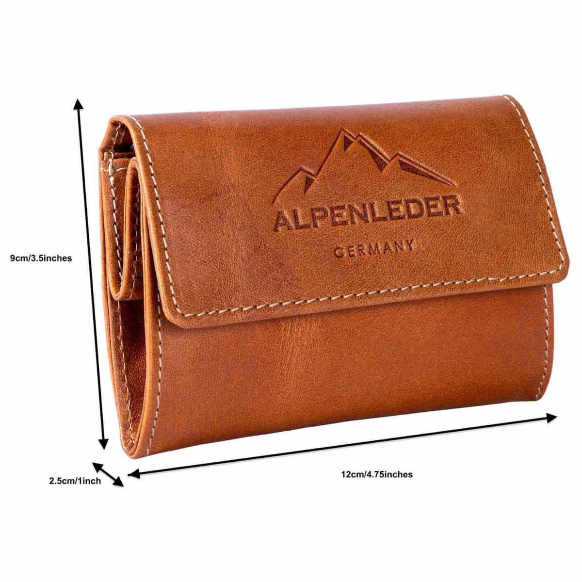 ALPENLEDER | Tabaktasche PANAMA cognac (CG2070-c)