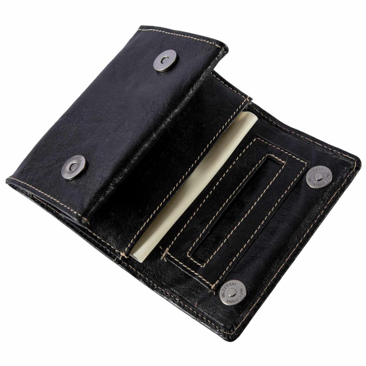 ALPENLEDER | Tabaktasche PANAMA ebenholz (CG2070-e)