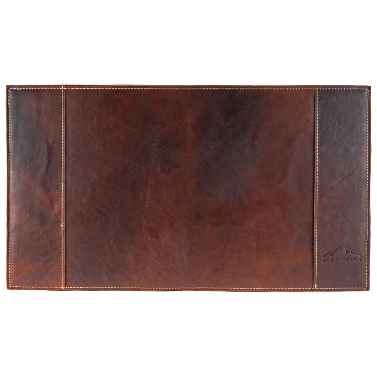 ALPENLEDER Schreibtischunterlage PIEMONT brandy (CG152-b)