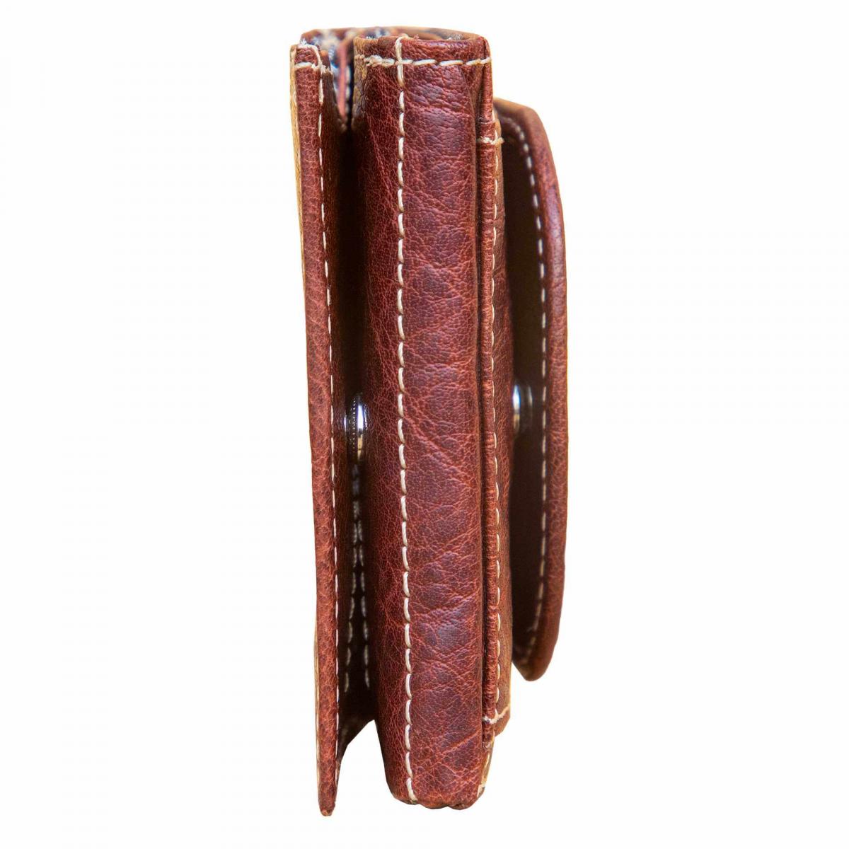 ALPENLEDER | Herrengeldbeutel POCKET brandy (CG8083-b)