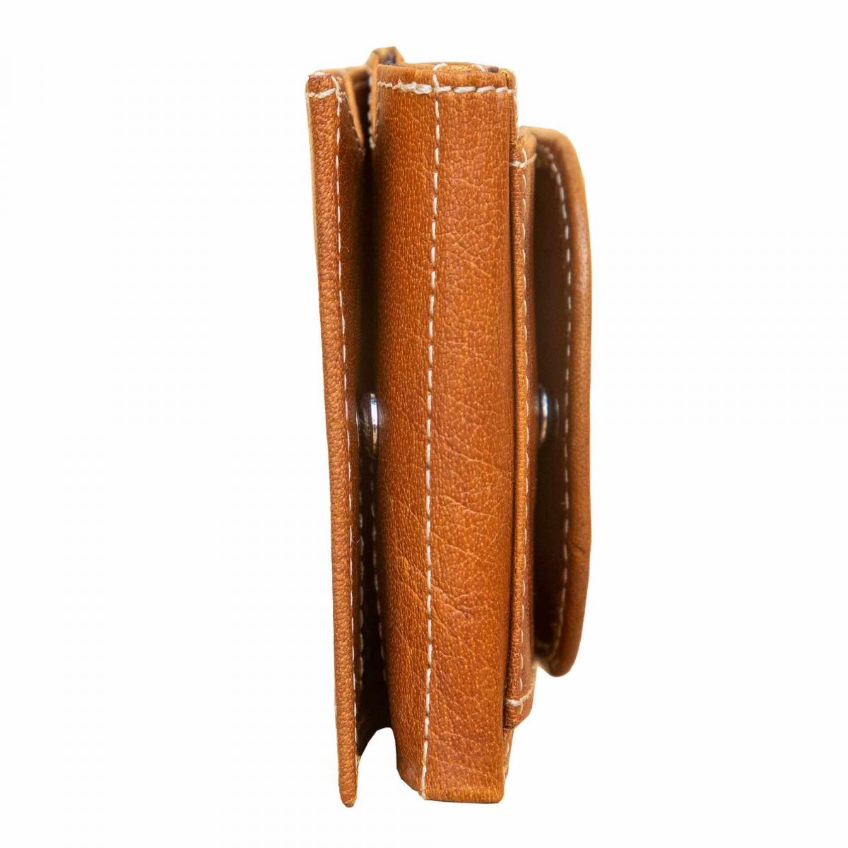 ALPENLEDER | Herrengeldbeutel POCKET cognac (CG8083-c)