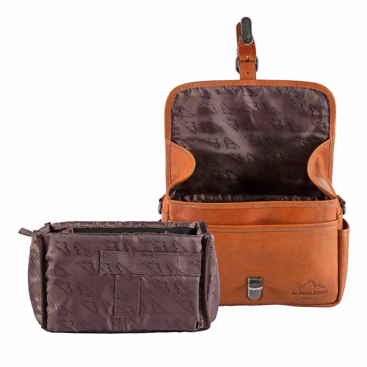 ALPENLEDER | Camera Case PRESSE Büffelleder cognac (CG2044-c)