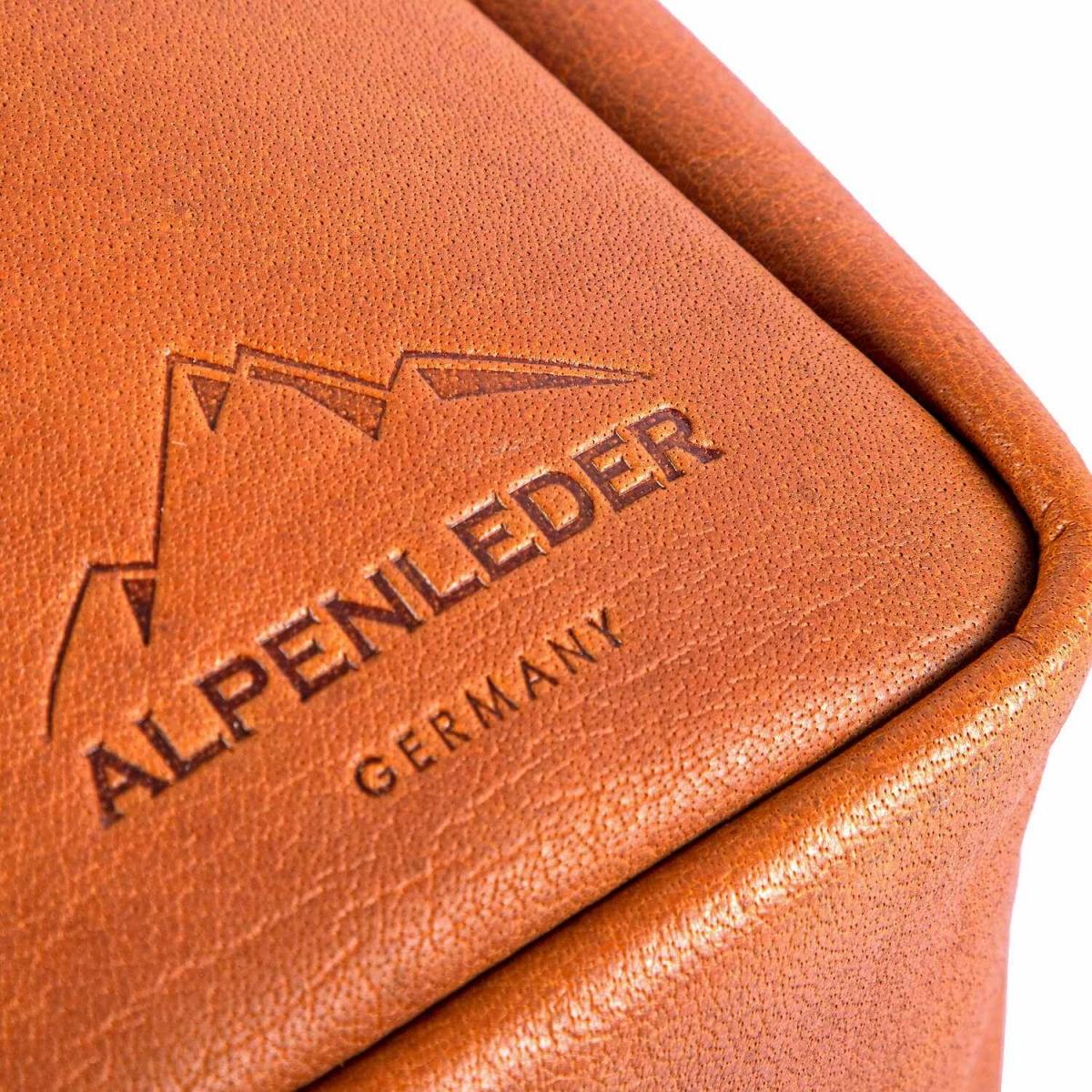 ALPENLEDER | Camera Case PRESSE Büffelleder cognac (CG2044-c)