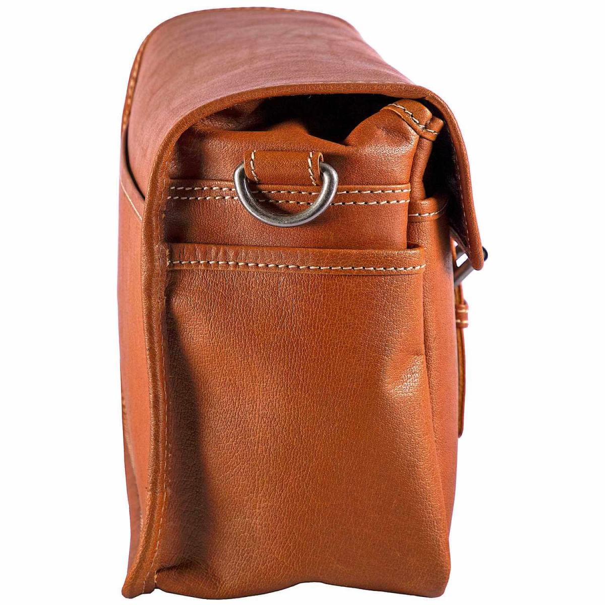 ALPENLEDER | Camera Case PRESSE Büffelleder cognac (CG2044-c)