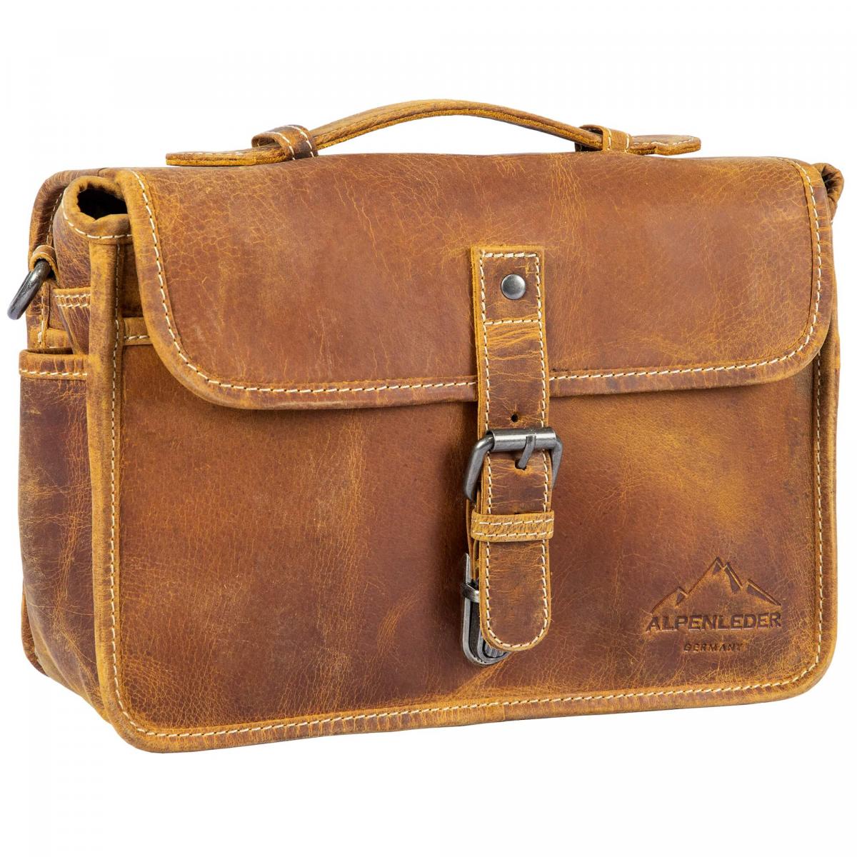 ALPENLEDER | Camera Case PRESSE wild camel (CG2044-wc)