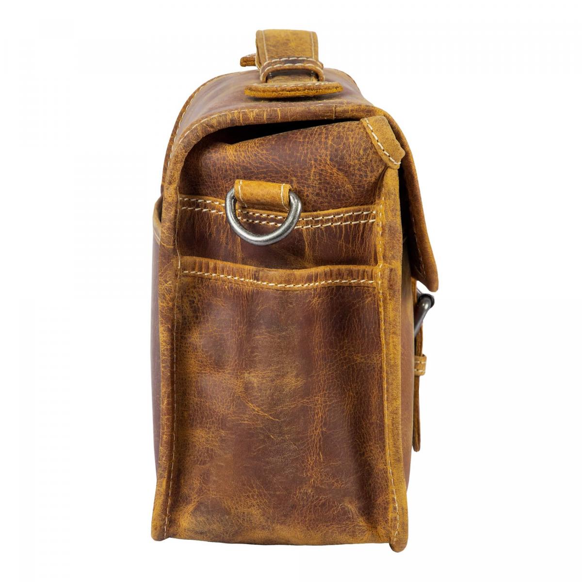 ALPENLEDER | Camera Case PRESSE wild camel (CG2044-wc)