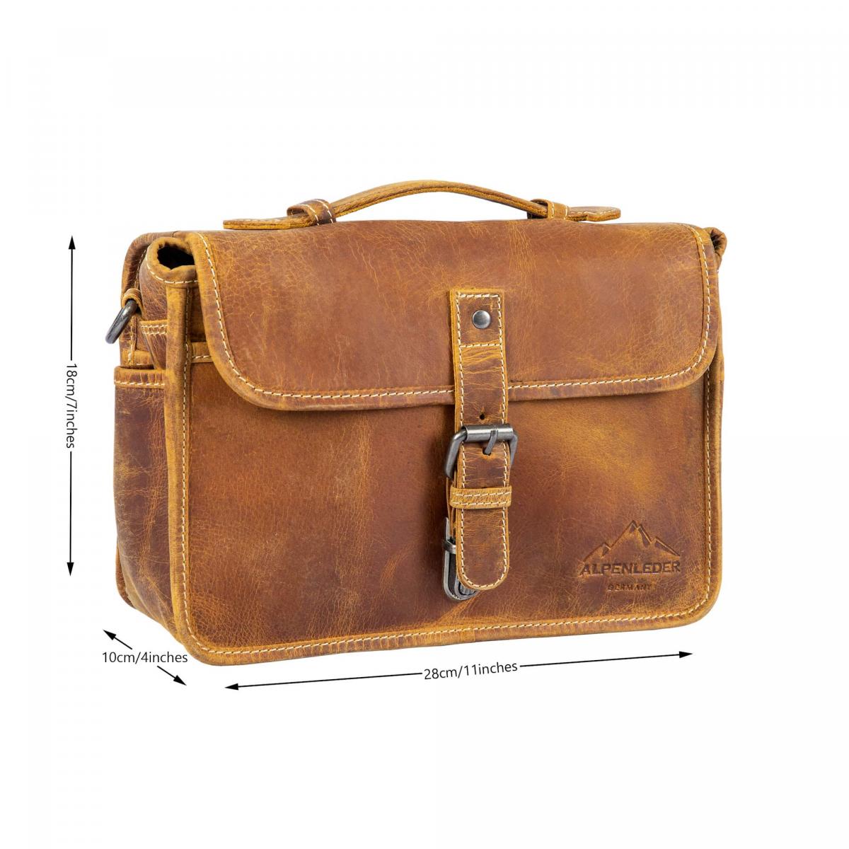 ALPENLEDER | Camera Case PRESSE wild camel (CG2044-wc)