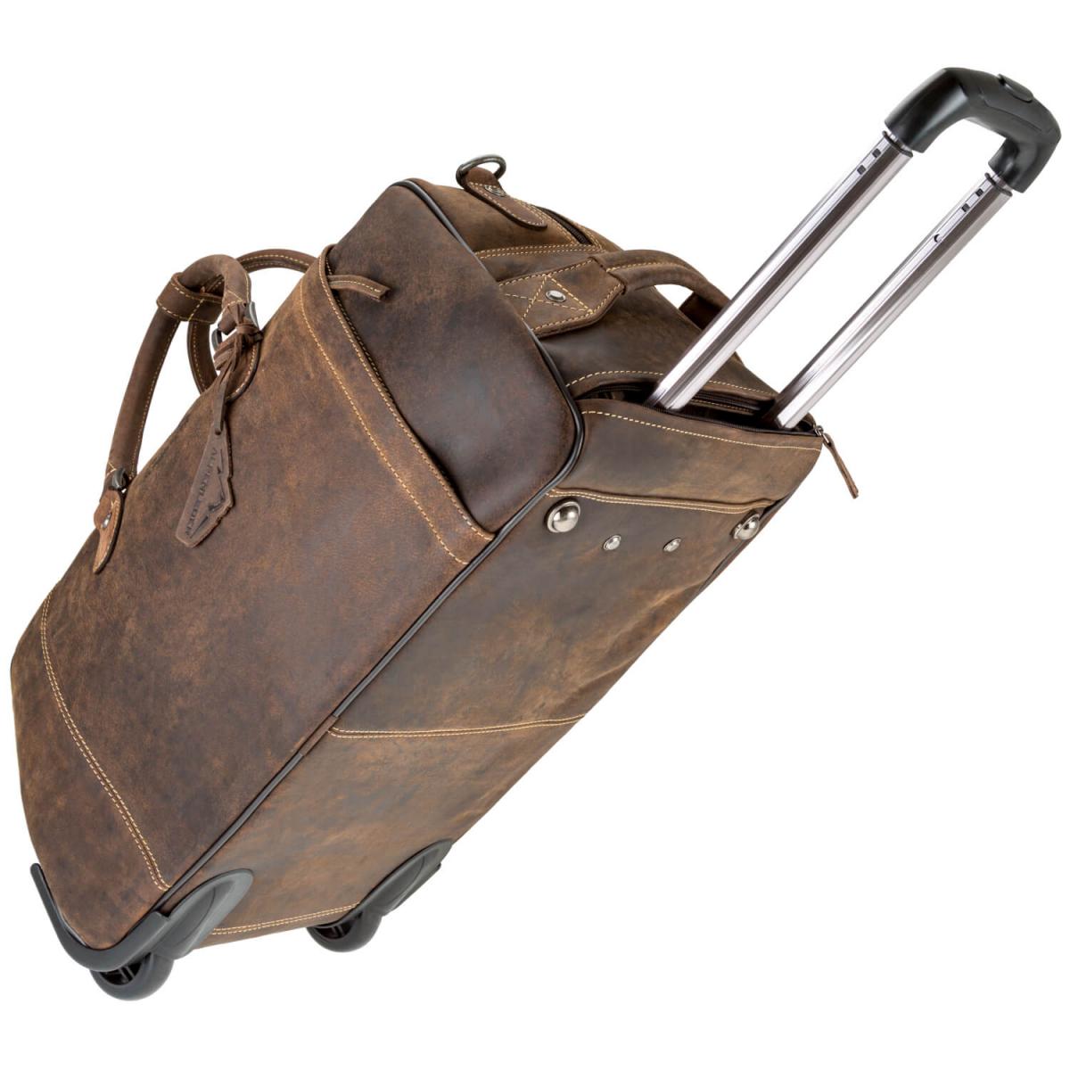 ALPENLEDER Trolley ROM (koffee)