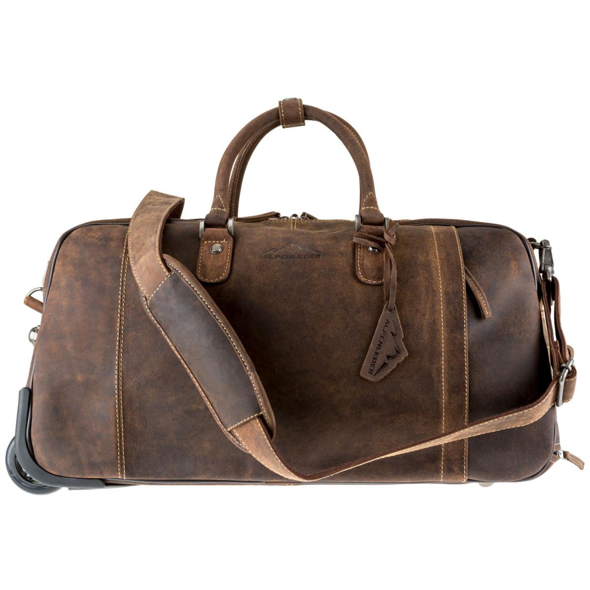 ALPENLEDER Trolley ROM (koffee)