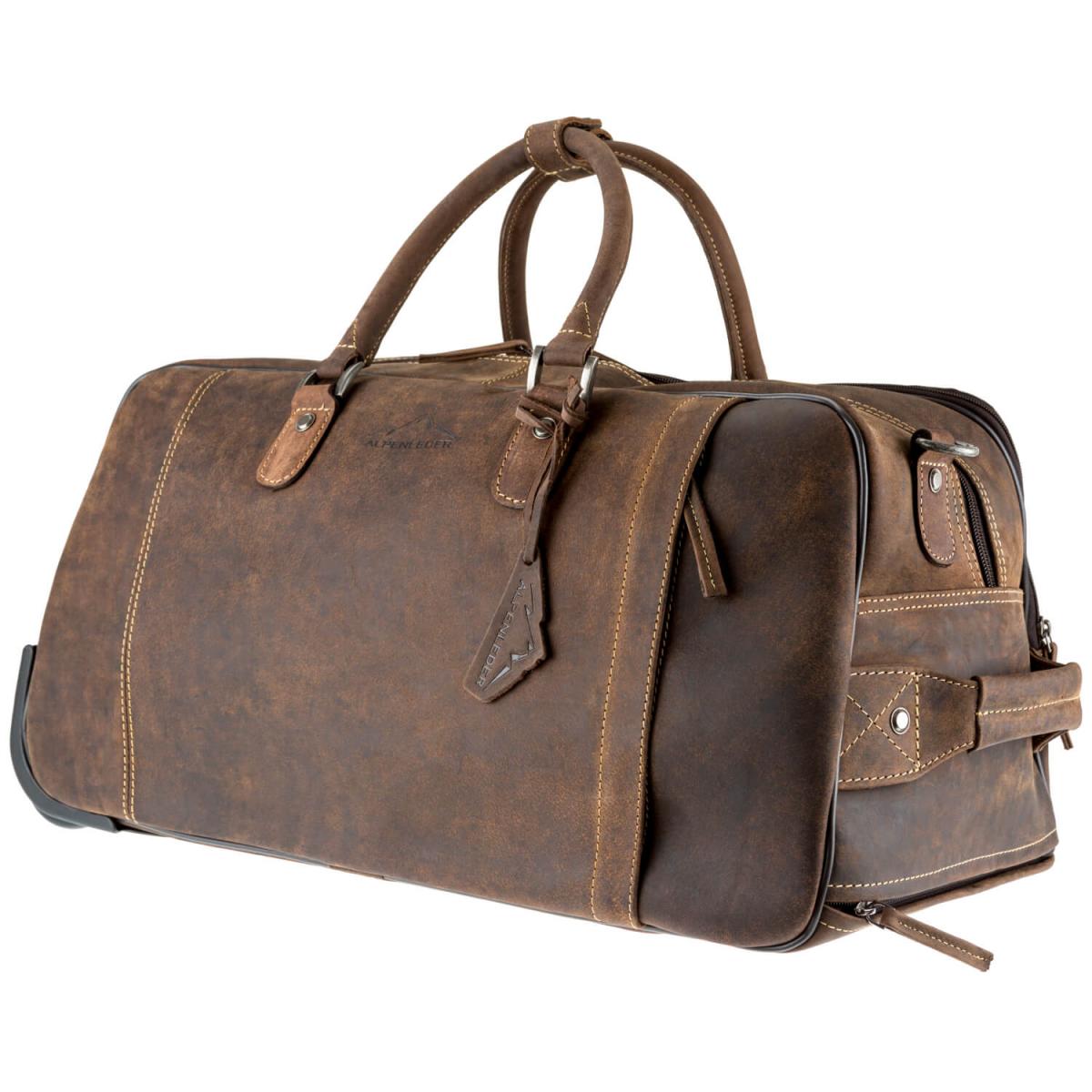 ALPENLEDER Trolley ROM (koffee)