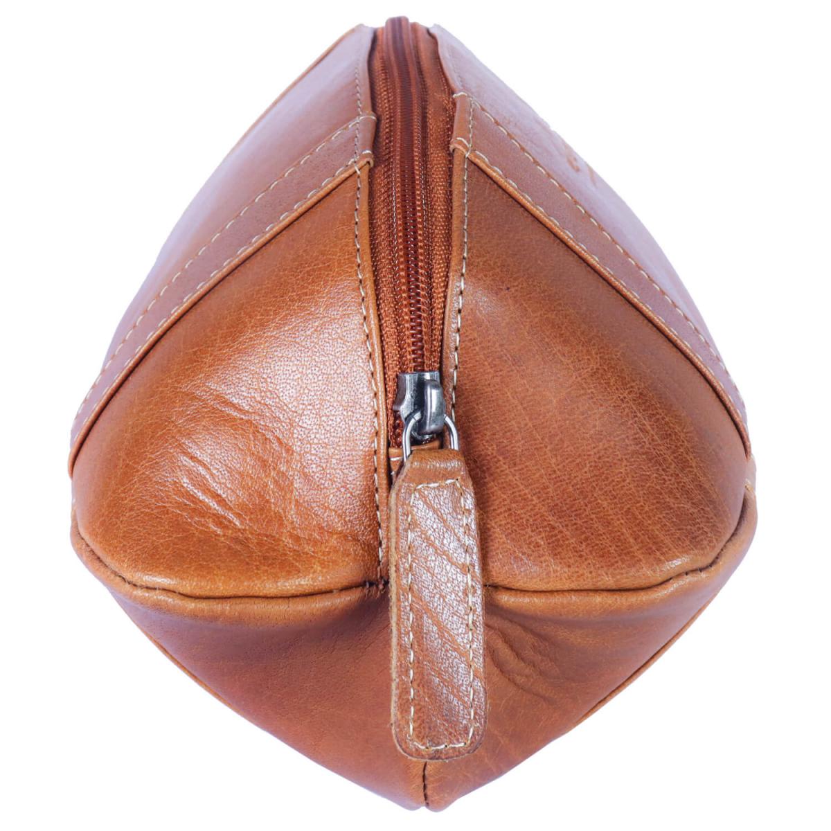 ALPENLEDER | Kulturtasche RUGBY (cognac) CG6058-c