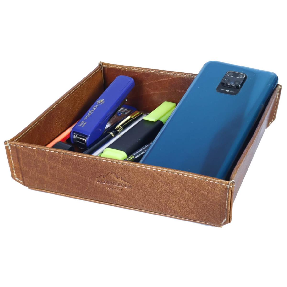 ALPENLEDER | Taschenentleerer SACHERL (cognac) CG6073-c