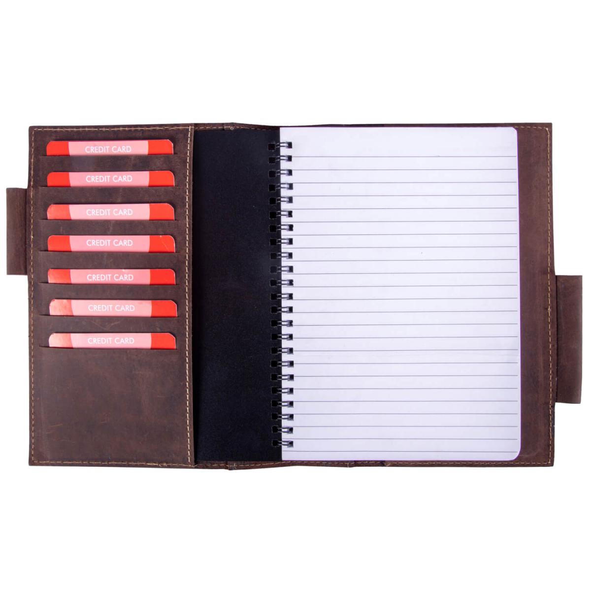ALPENLEDER | Notizbuch DIN A5 SCHILLER (old havana) CG6056-oh