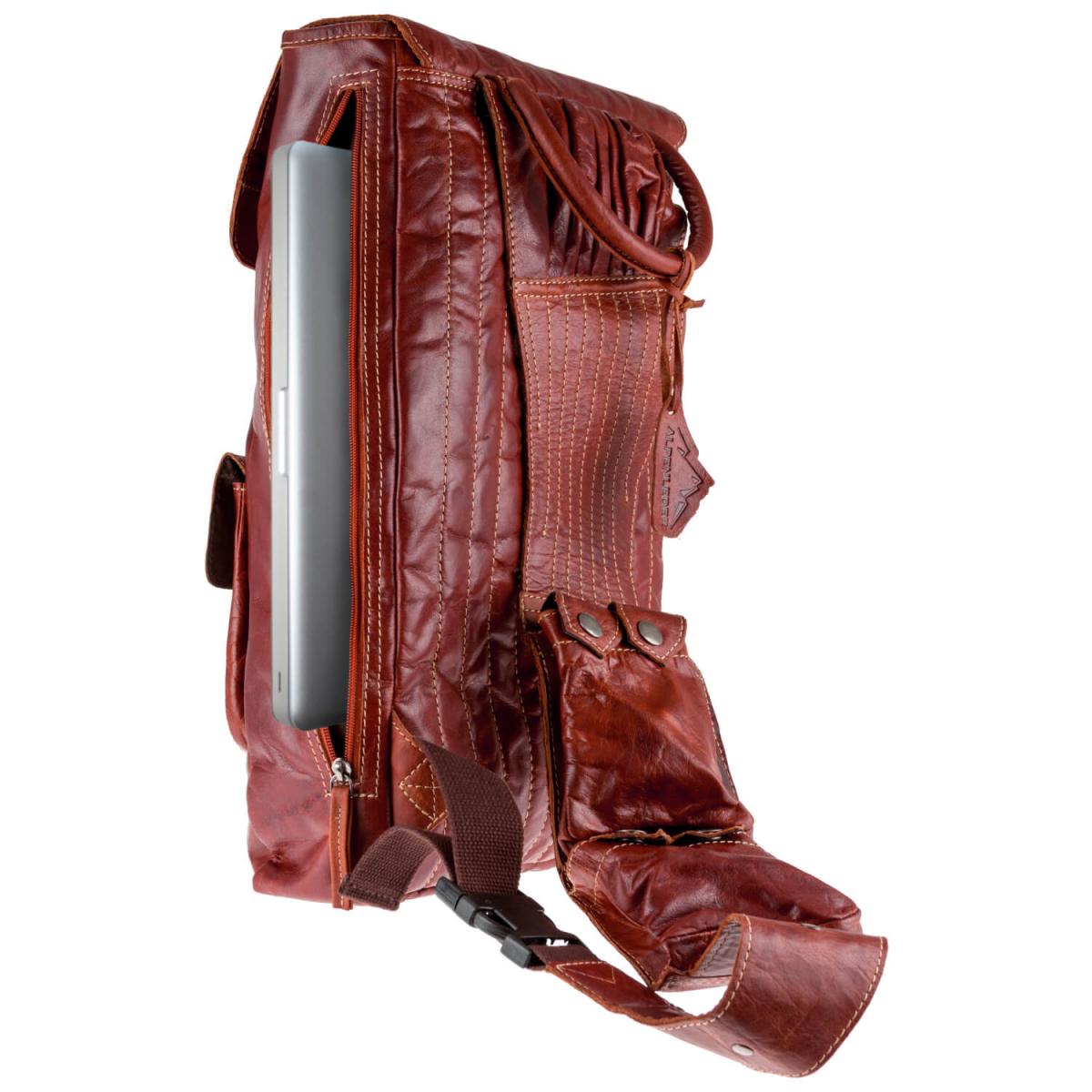 ALPENLEDER Rucksack SCRAMBLER cognac