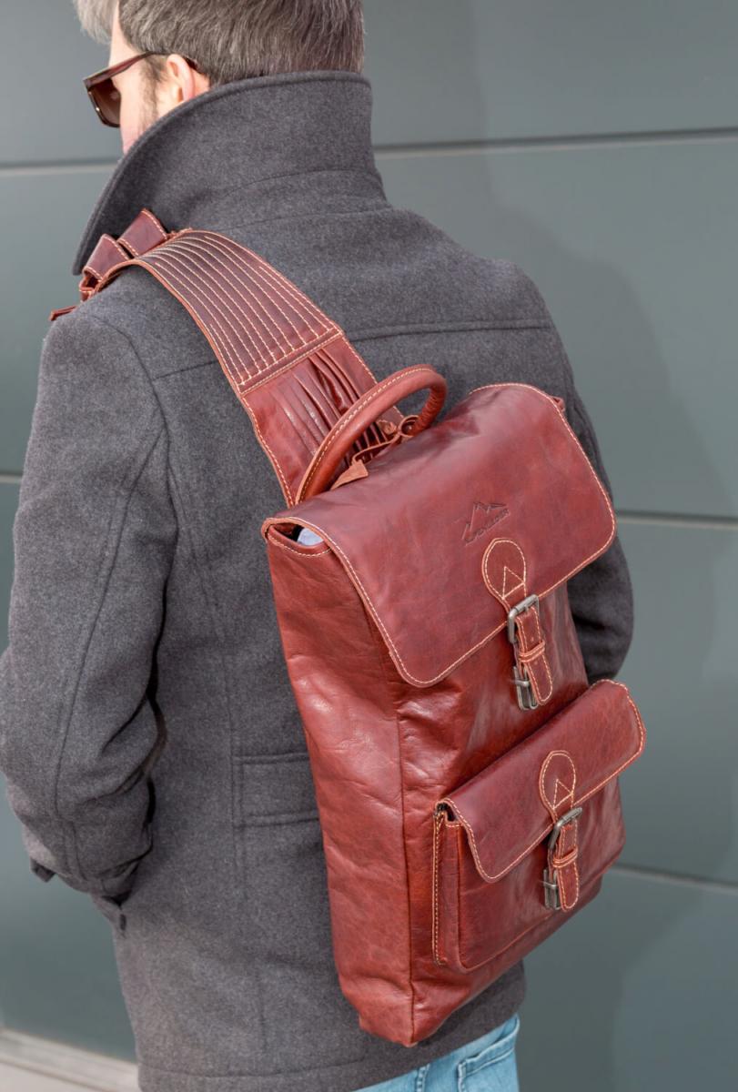 ALPENLEDER Rucksack SCRAMBLER cognac