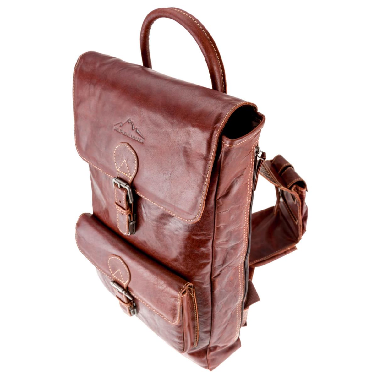 ALPENLEDER | Rucksack SCRAMBLER (brandy) CG114A-b