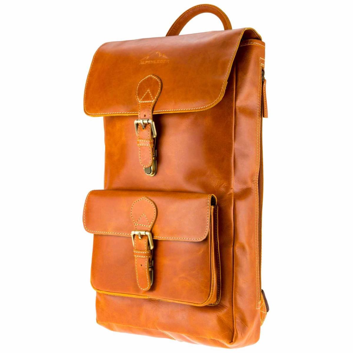 ALPENLEDER Rucksack SCRAMBLER cognac (CG114Ac)