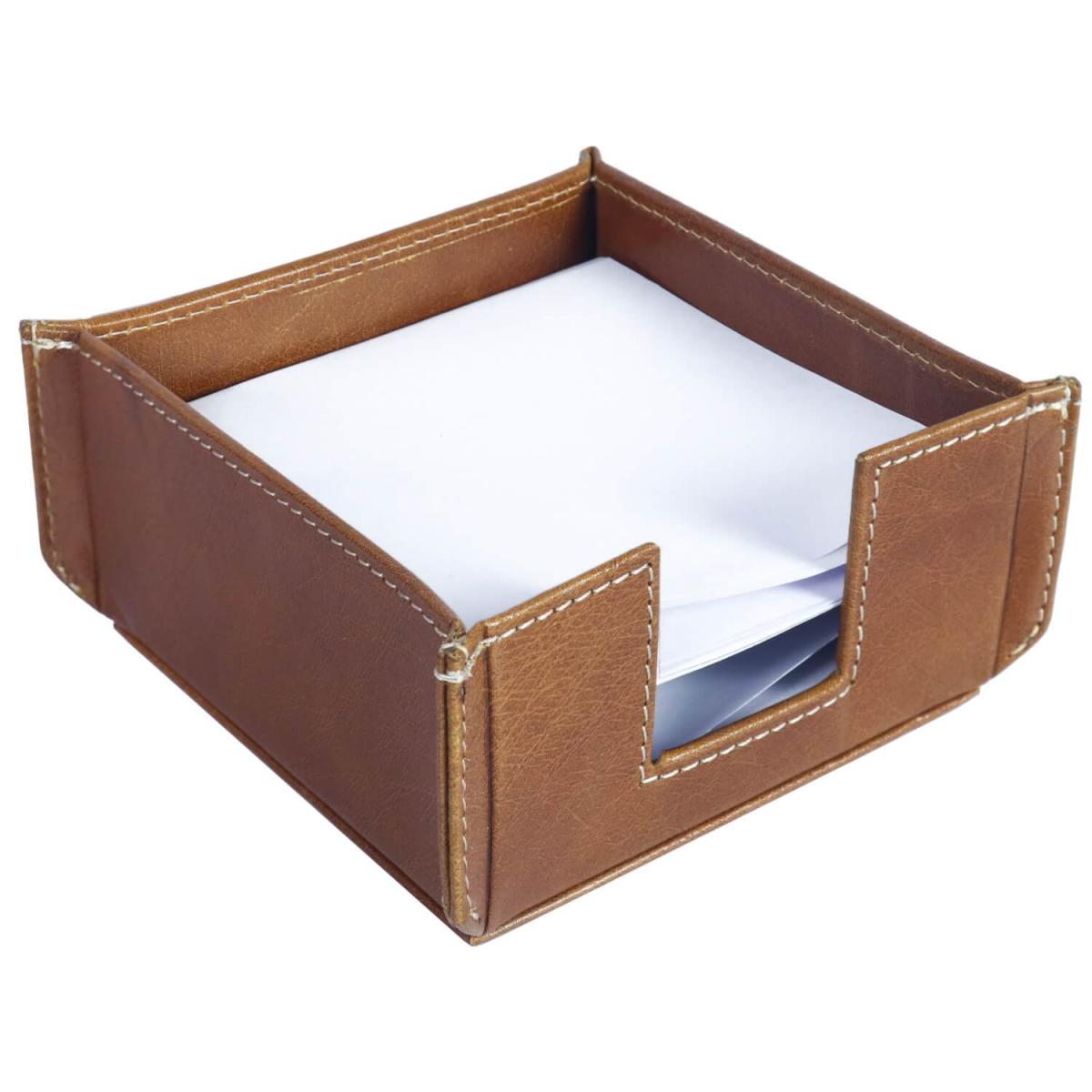 ALPENLEDER Schreibtisch-Set PIEMONT cognac