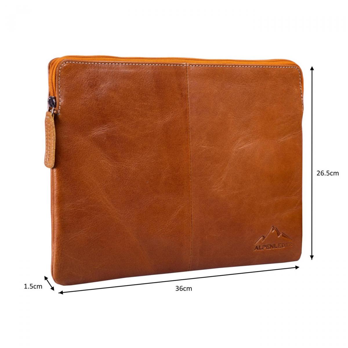 ALPENLEDER | Tablettasche STENZ (cognac) CG6028-c