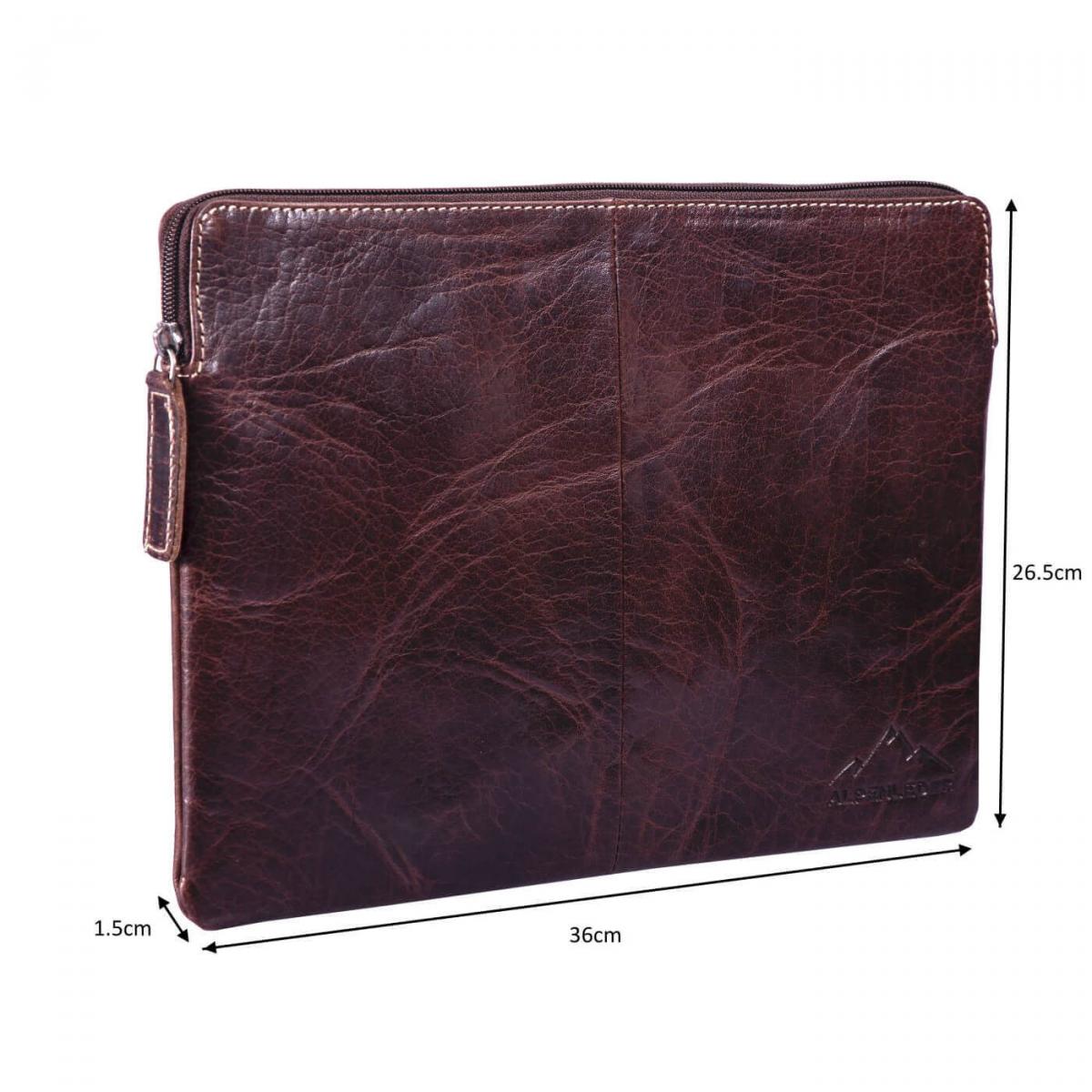 ALPENLEDER | Tablettasche Sleeve STENZ (marronato) CG6028-m