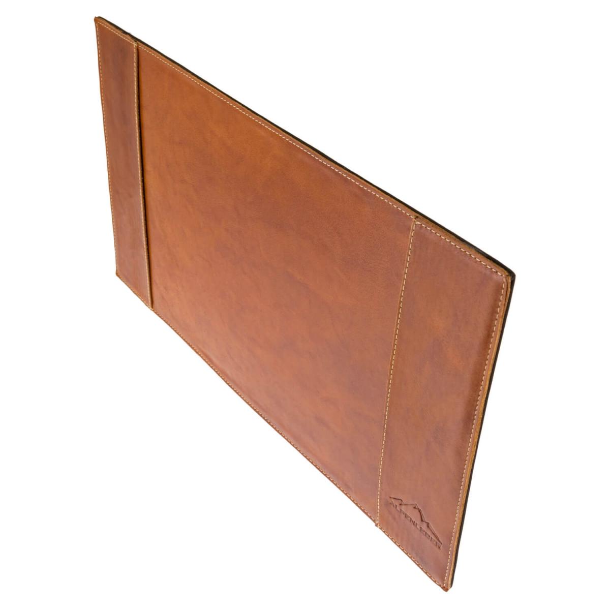 ALPENLEDER Schreibtischunterlage TIROL cognac (CG151-c)