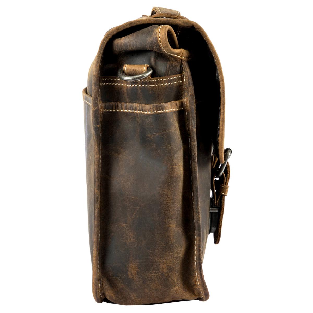 ALPENLEDER | Messenger Bag TOURER (old havanna) CG6068-oh