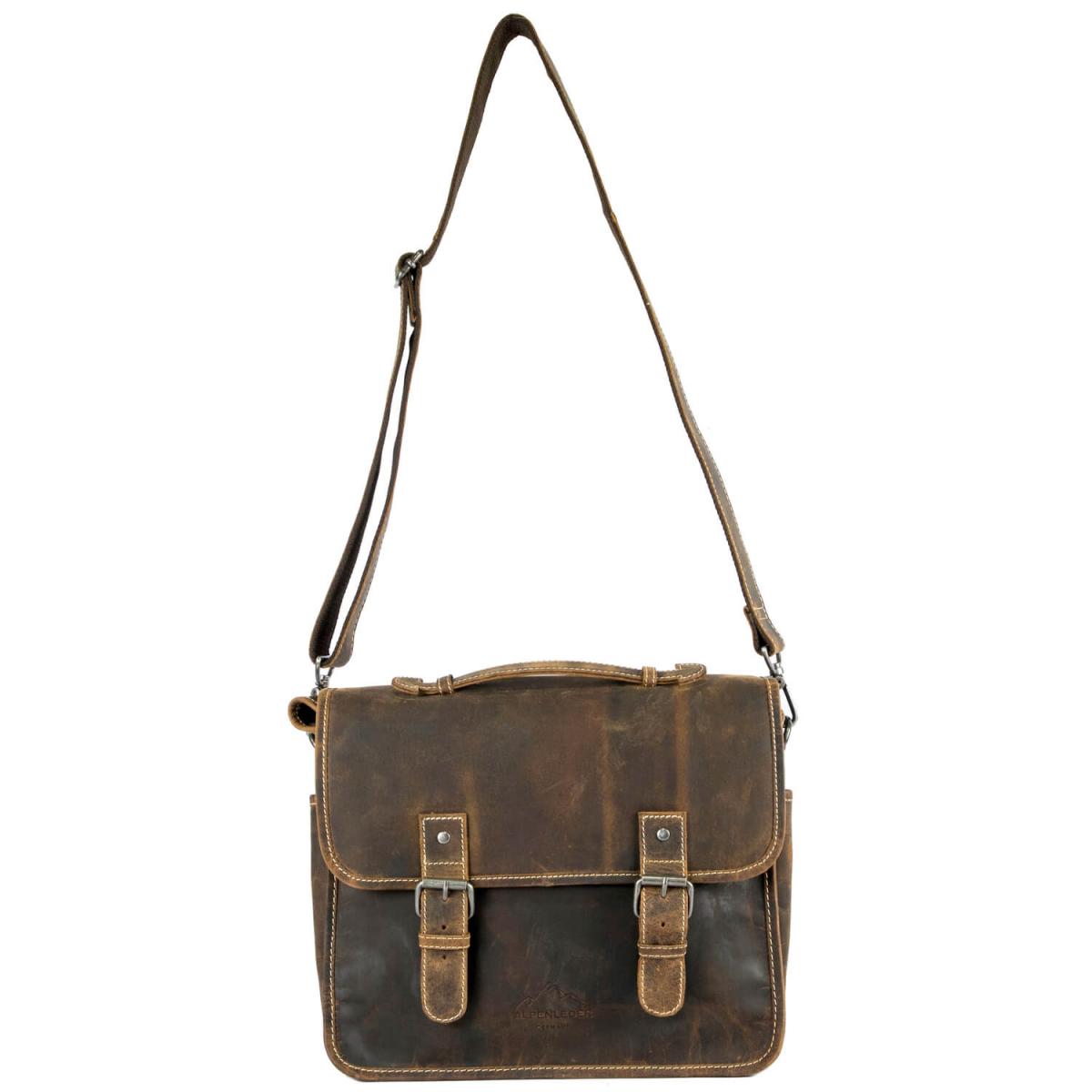 ALPENLEDER | Messenger Bag TOURER (old havanna) CG6068-oh