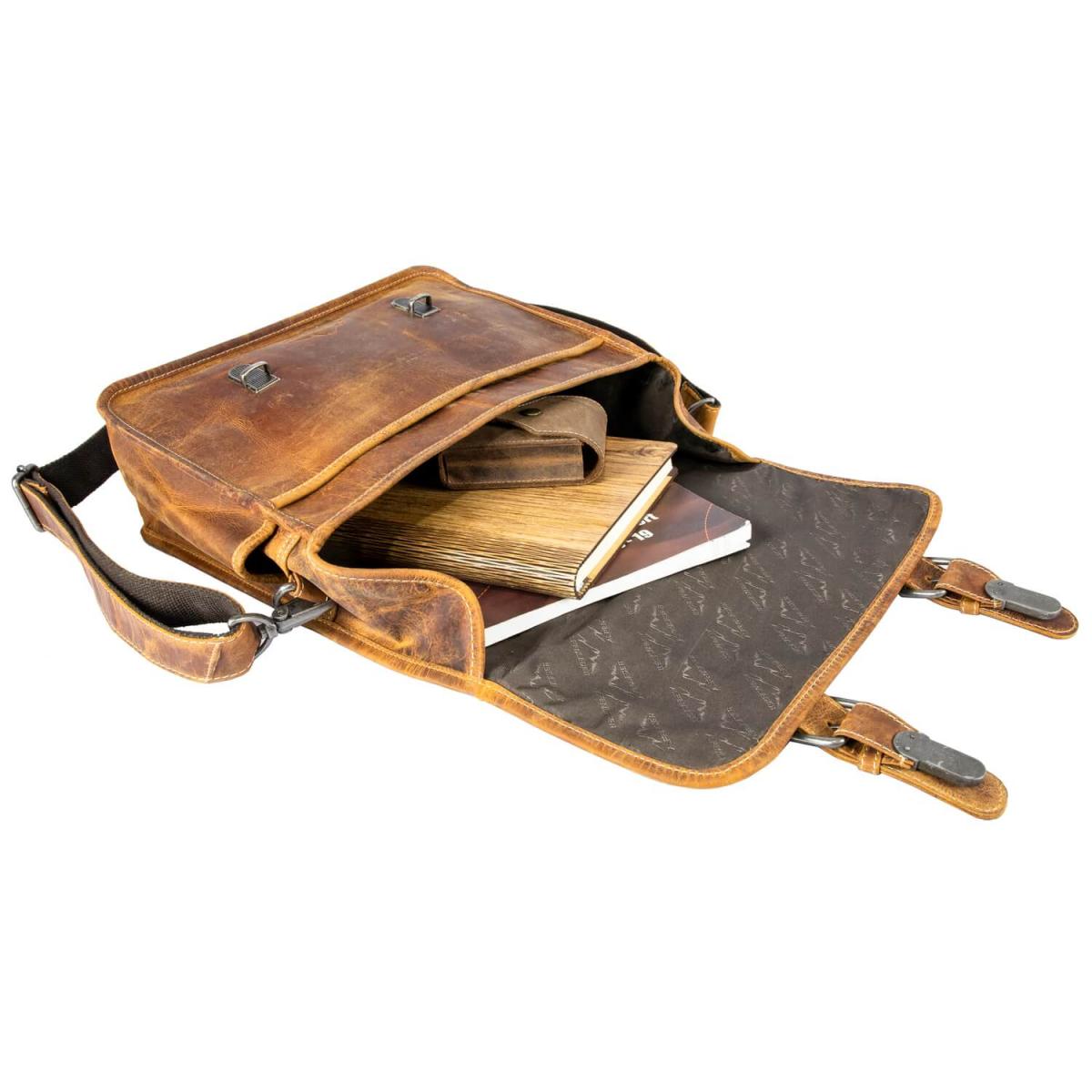 ALPENLEDER | Messenger Bag TOURER (wild camel) CG6068-wc