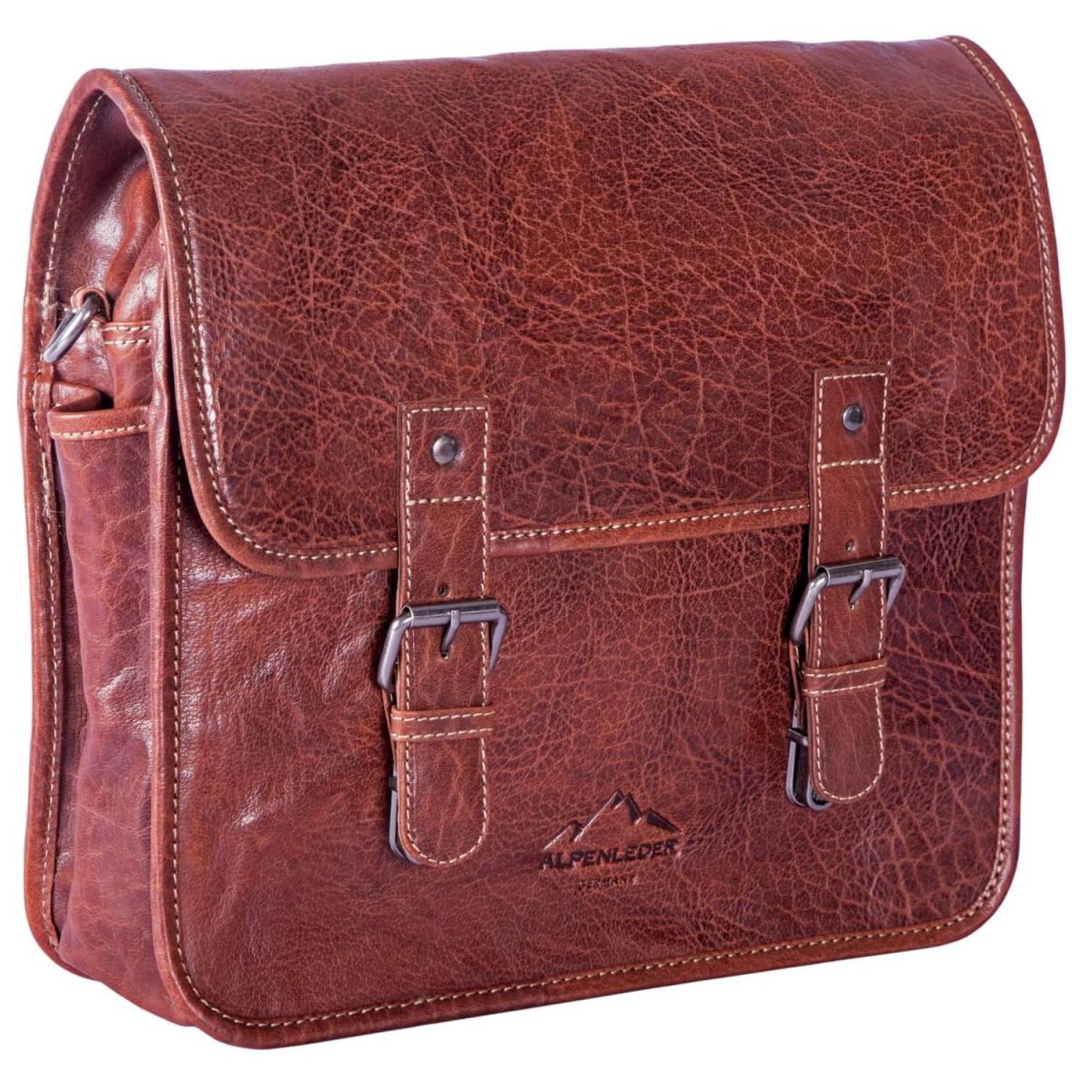 ALPENLEDER | Messenger Bag TOURER (brandy) CG6068-b