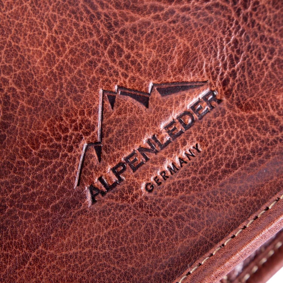 ALPENLEDER | Messenger Bag TOURER (brandy) CG6068-b