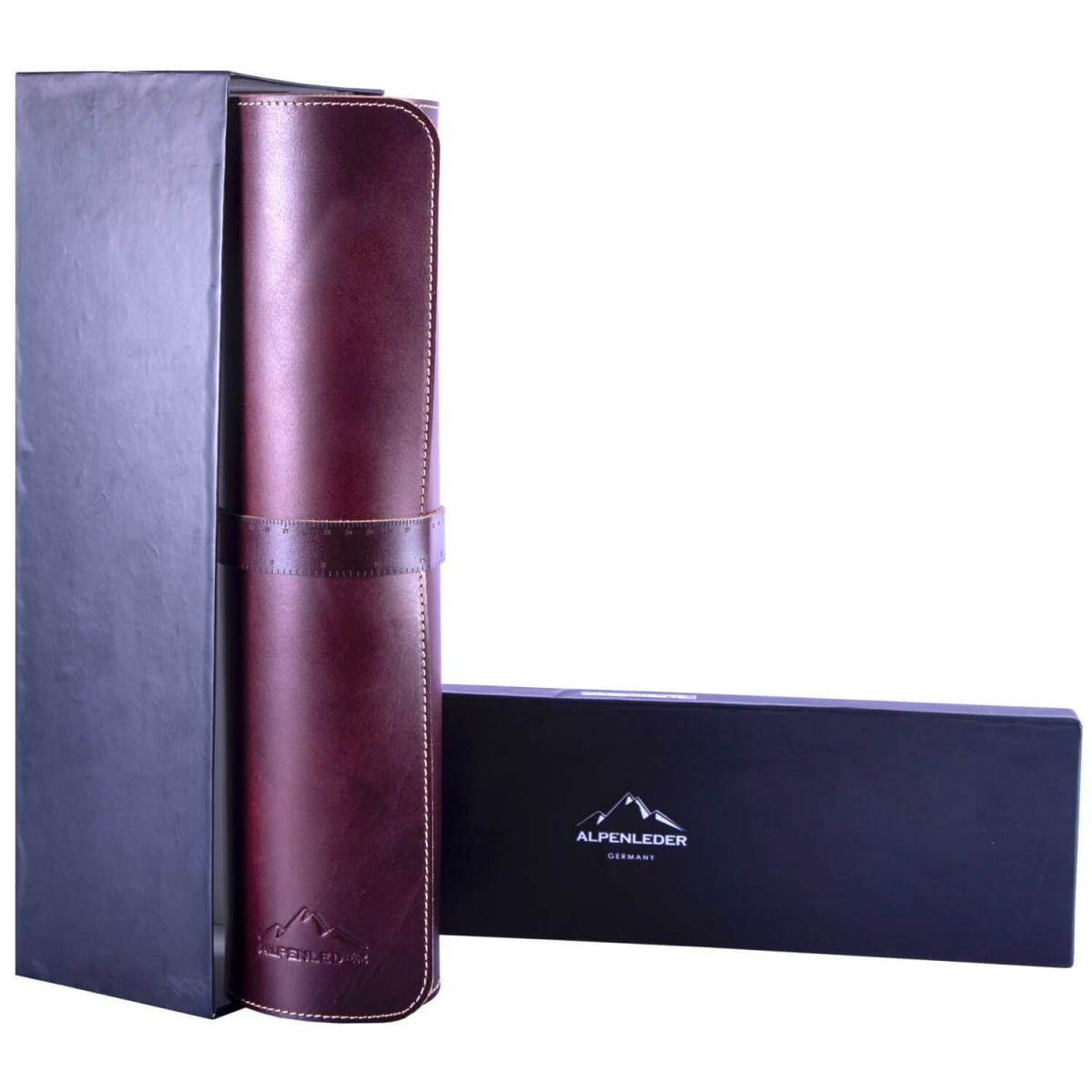 ALPENLEDER | Schreibtischunterlage WERKBANK (wine) CG6041-w