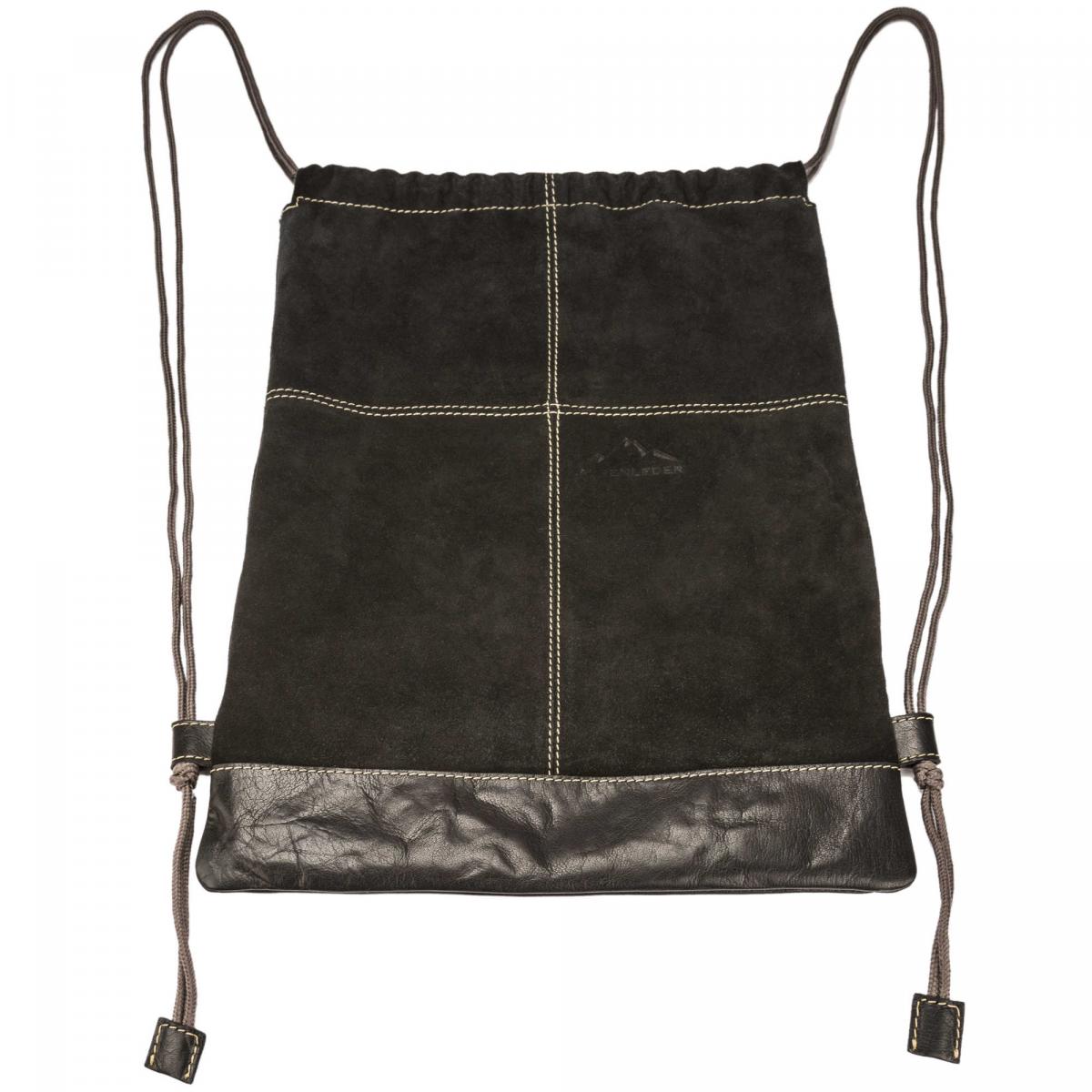 ALPENLEDER | Turnbeutel & Rucksack ZERMATT ebenholz (CG2049-e)