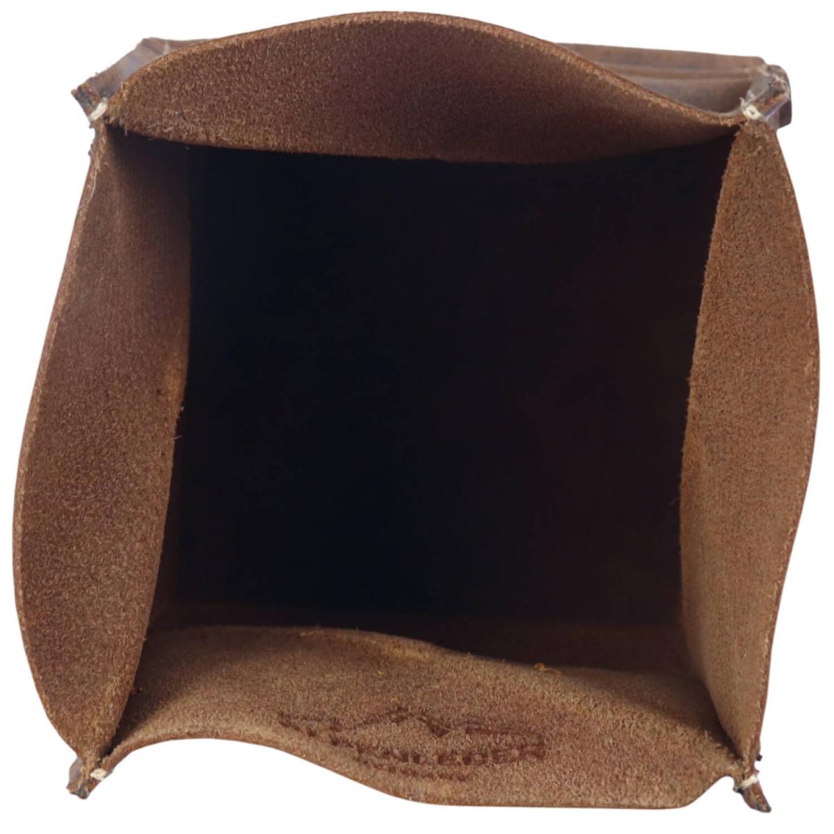 ALPENLEDER | Tabaktasche ZIEHHARMONIKA (old havanna) CG6063-oh