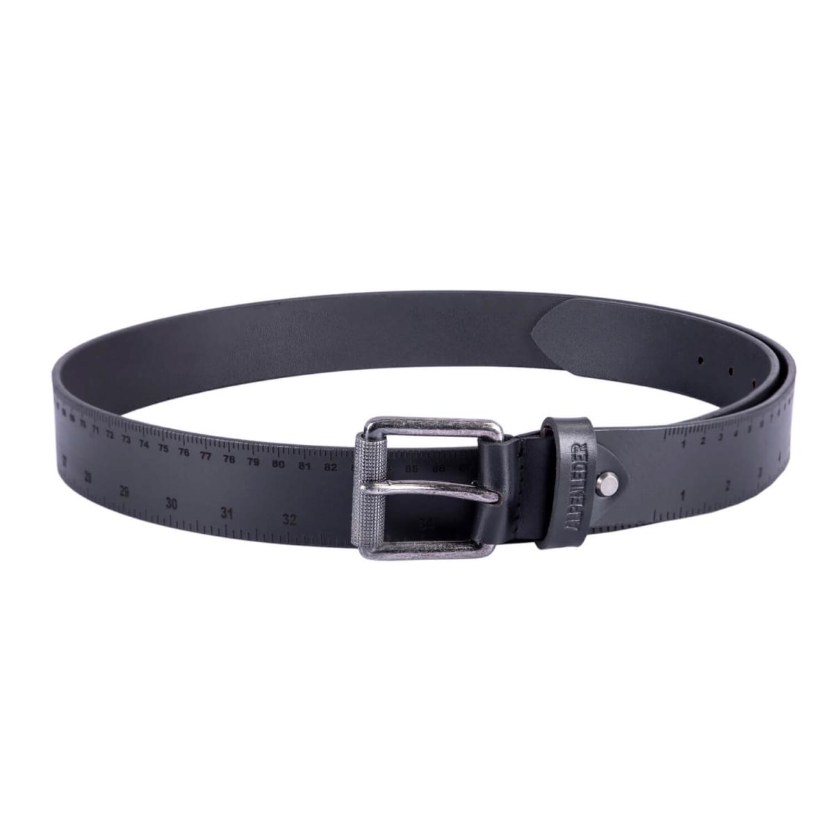 ALPENLEDER | Herrenledergürtel ZOLLSTOCK ebenholz (CG6022-e)
