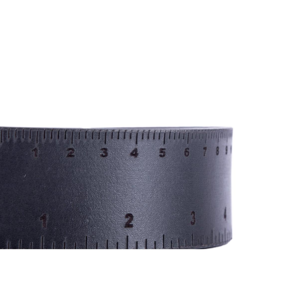 ALPENLEDER | Herrenledergürtel ZOLLSTOCK ebenholz (CG6022-e)