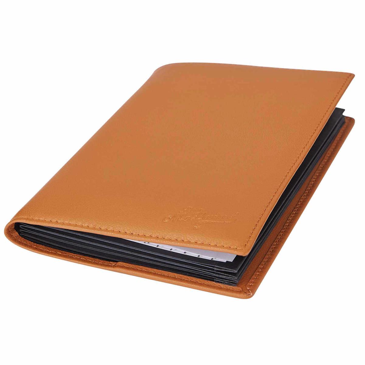 Ron McLaine | Taschenkalender 2026 EASYfolder Set FLORENZ Lamm-Nappa-Leder