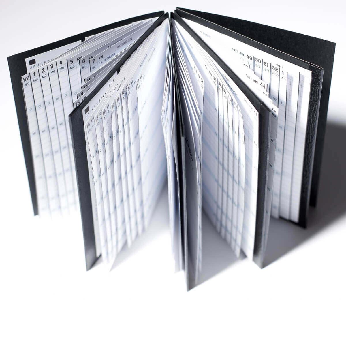 Ron McLaine | Taschenkalender 2023 EASYfolder Set FLORENZ Rindleder