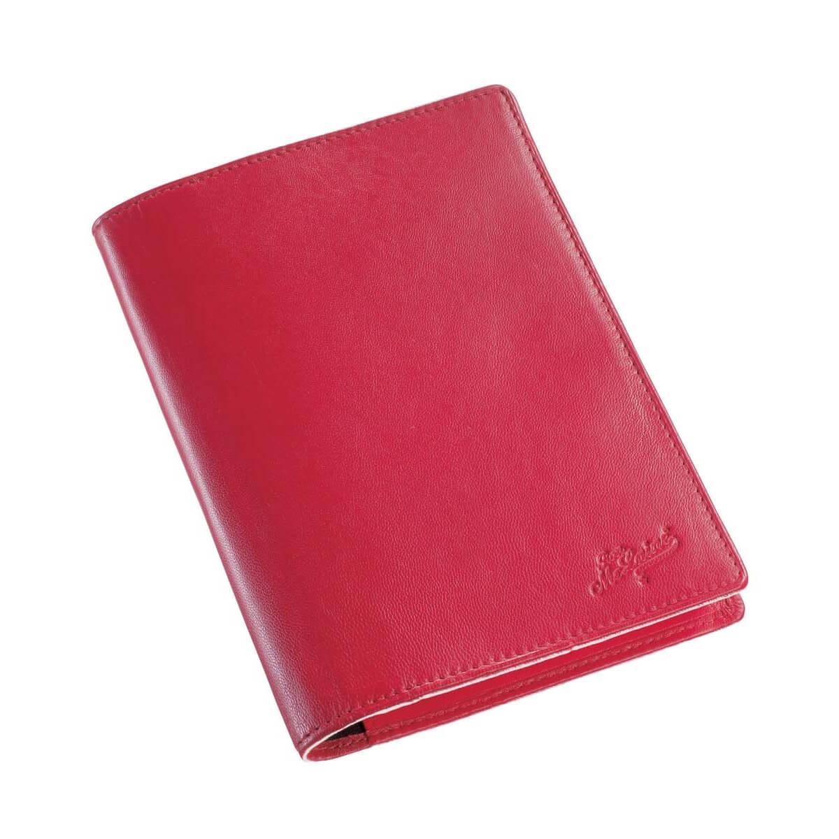 Ron McLaine Taschenkalender 2025 EASYfolder Set MAILAND Leder rot