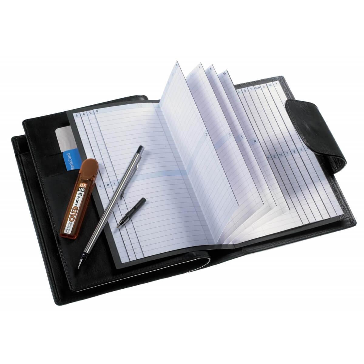 Ron McLaine Taschenkalender 2025 EASYfolder Set ROM schwarz