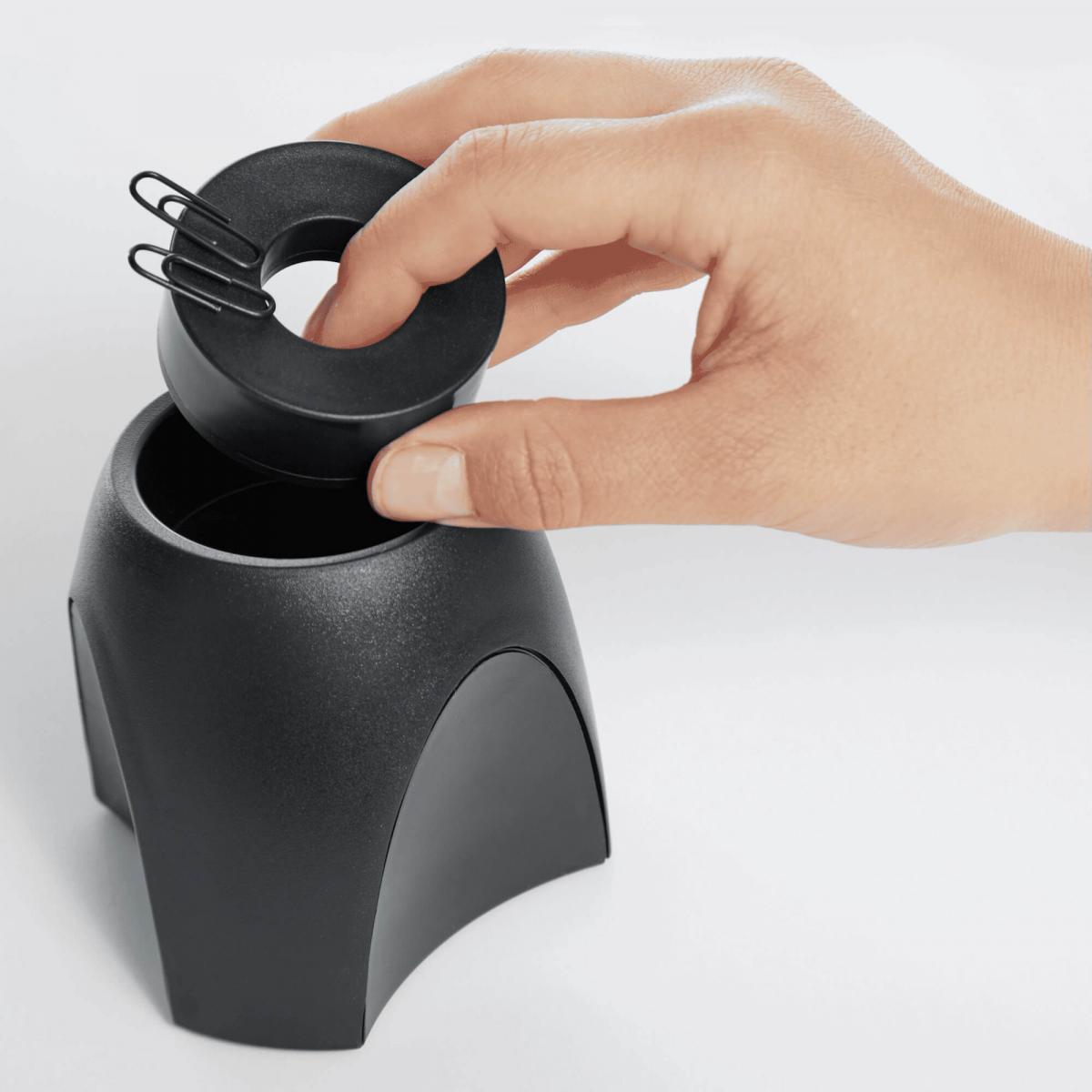 HAN | Klammernspender DELTA lichtgrau-schwarz (1752-31)