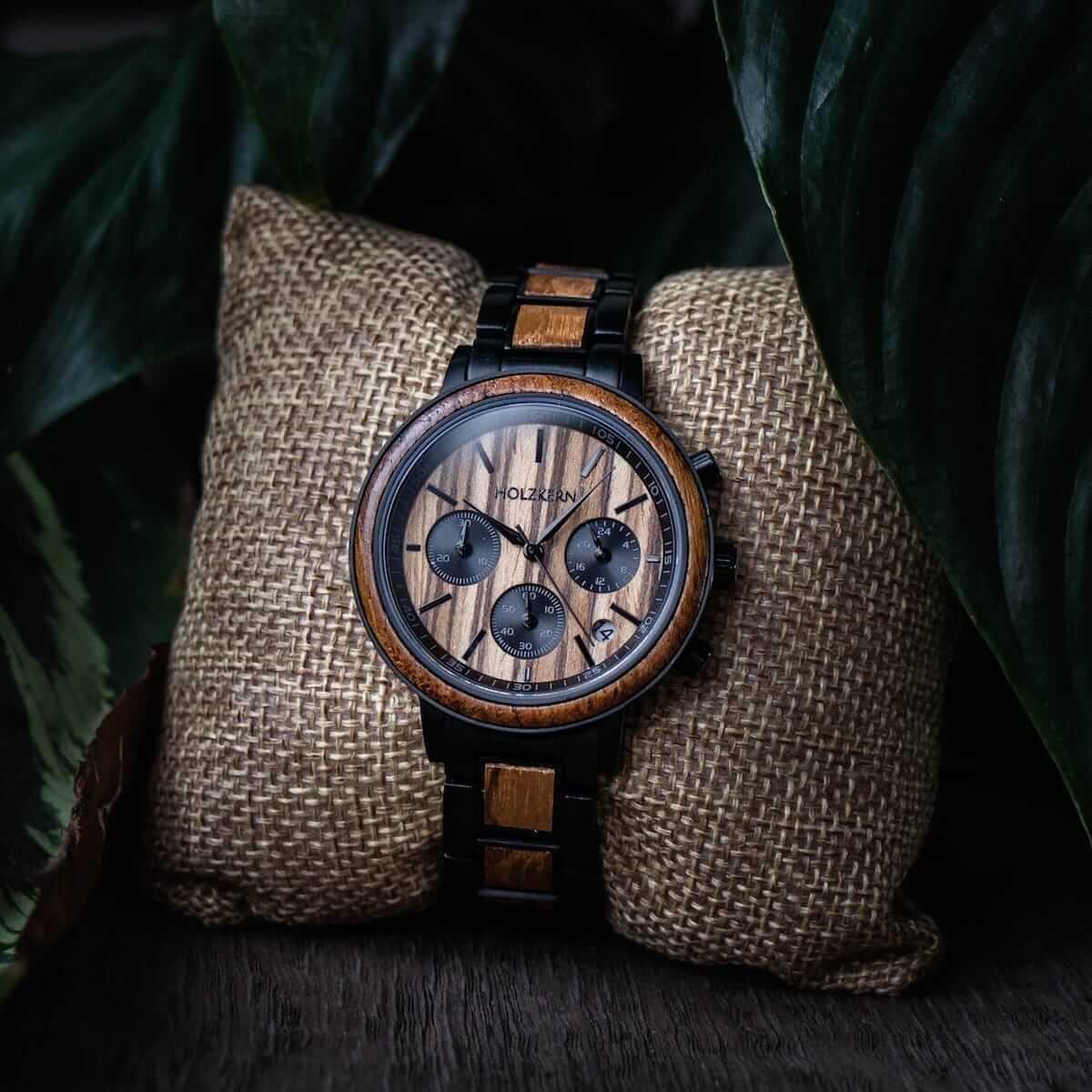 HOLZKERN Halbdunkel Horizont Damen Chronograph