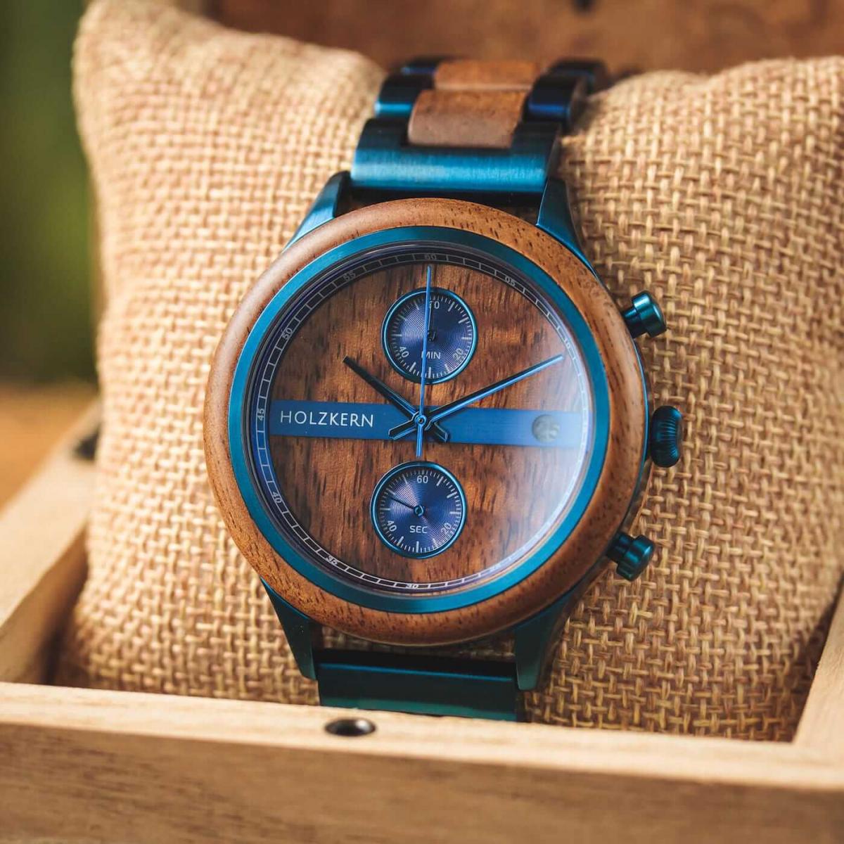 HOLZKERN Helix Highline Herren Chronograph