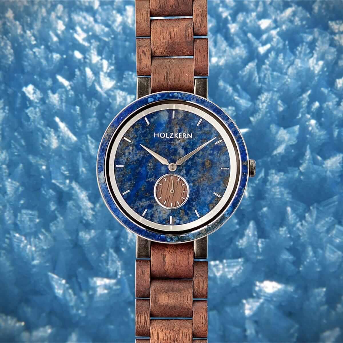 HOLZKERN Ice Limited Edition Herren Holzarmbanduhr